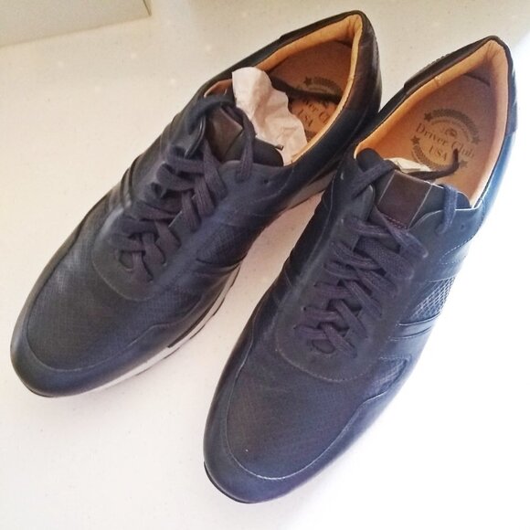 NIB Navy Napa Leather Men's Casual Shoe Sneaker 9 MSRP $120 - Picture 6 of 10